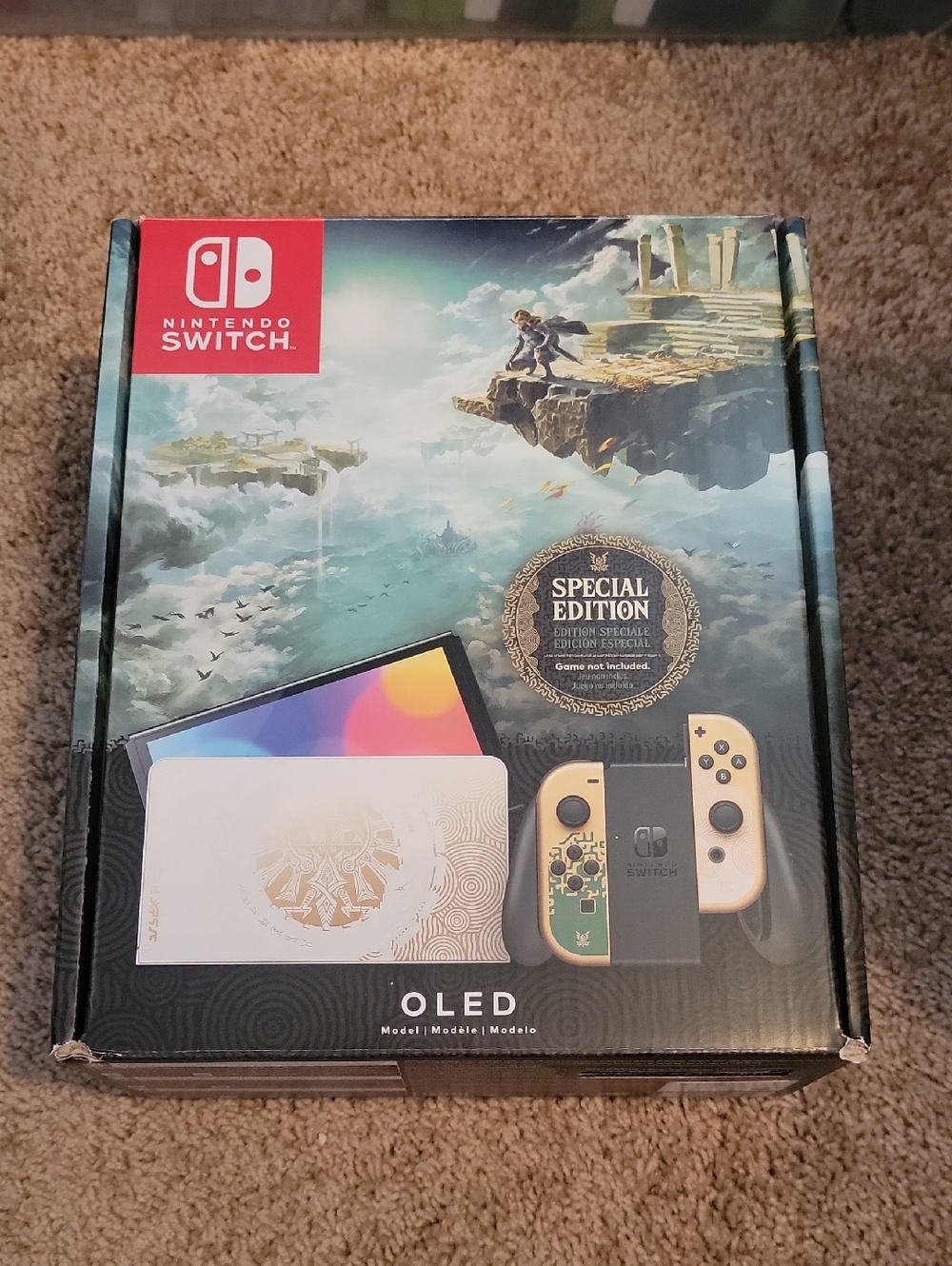 Switch OLED TOTK BOX ONLY